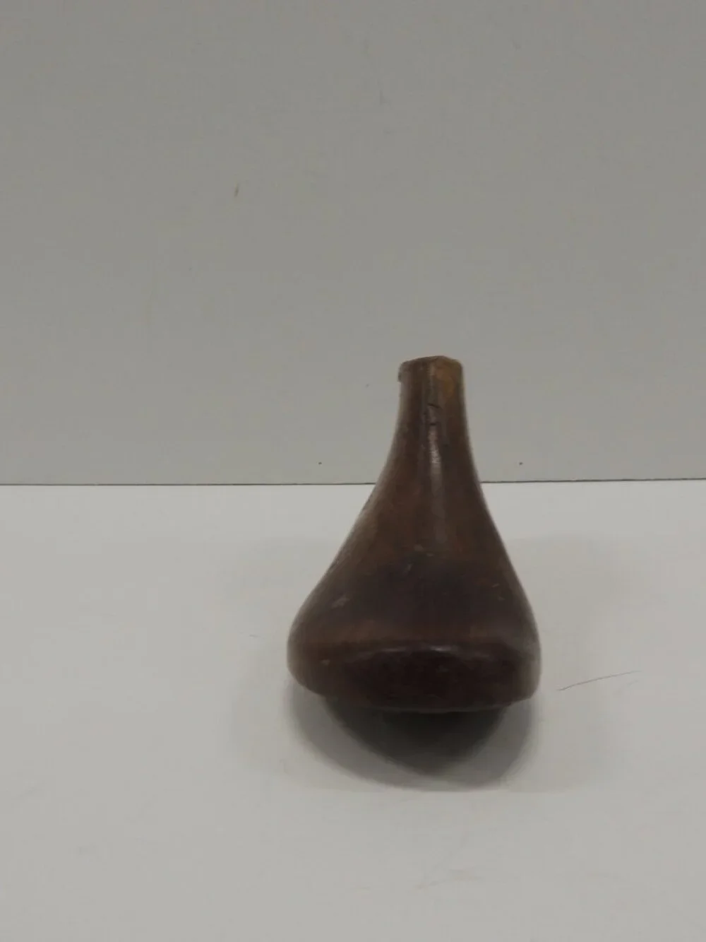 Antique Child's Wooden Shoe Mold Paperweight.